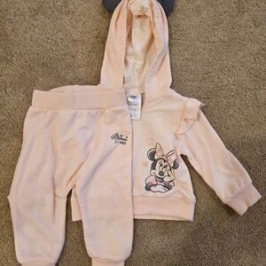 Pink Minnie Mouse Baby Outfit